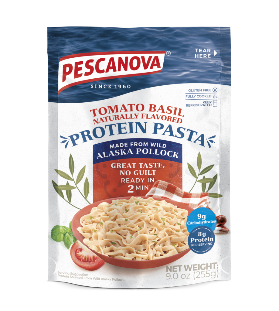 Pescanova USATomato Basil Protein Pasta made from Wild Alaska Pollock